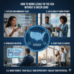 How to Work Legally in the USA Without a Green Card Job Visa