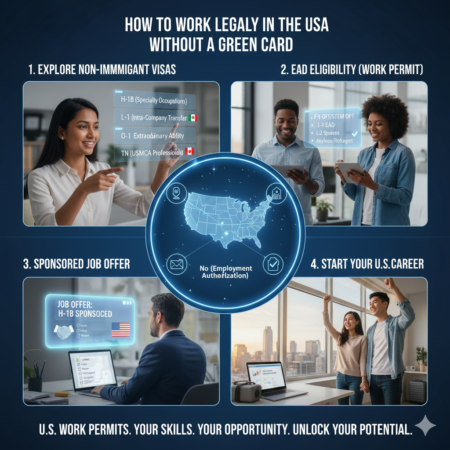 How to Work Legally in the USA Without a Green Card Job Visa